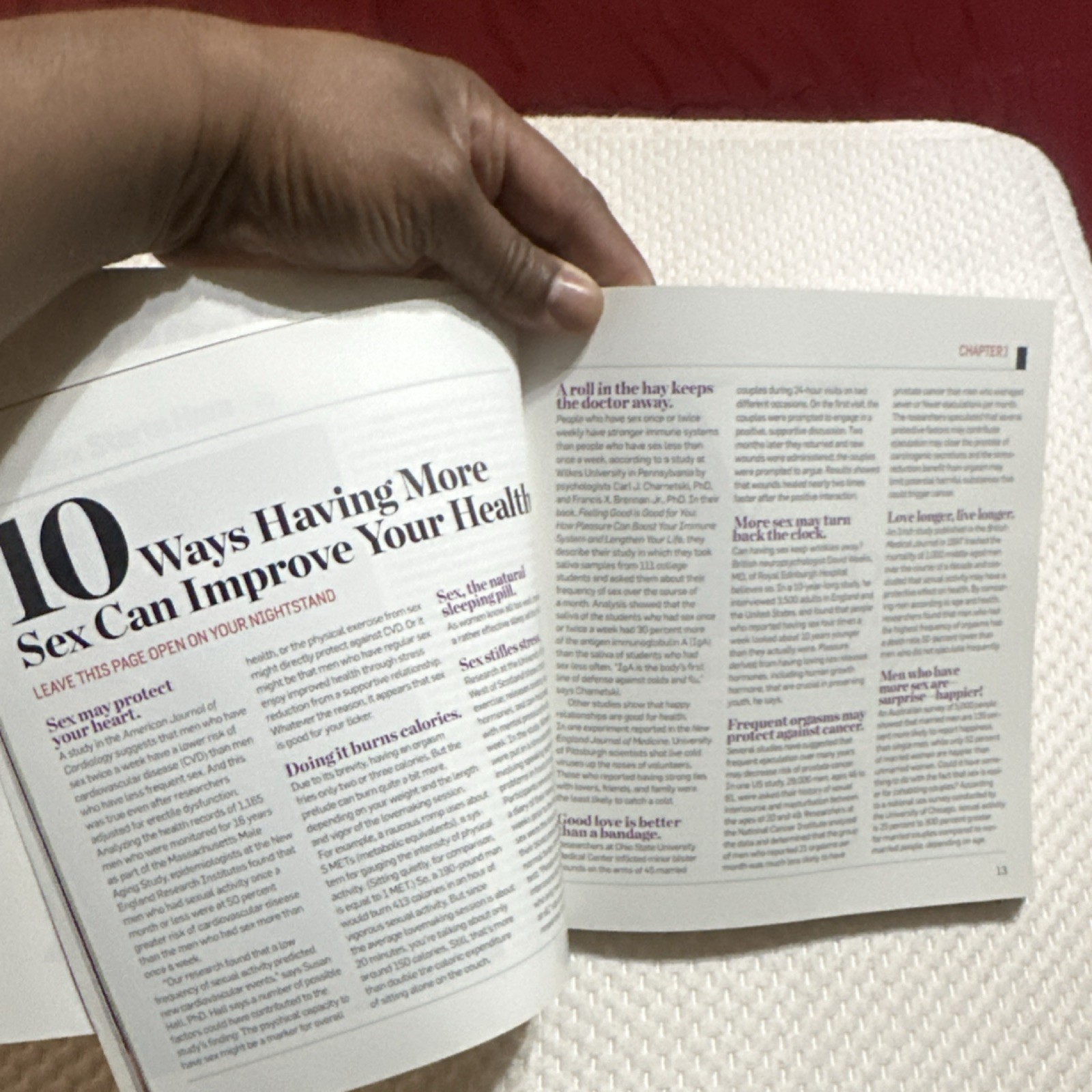 THE Men’s Health and Women’s Health: BIG BOOK of SEX, Detailed Colorful Pics