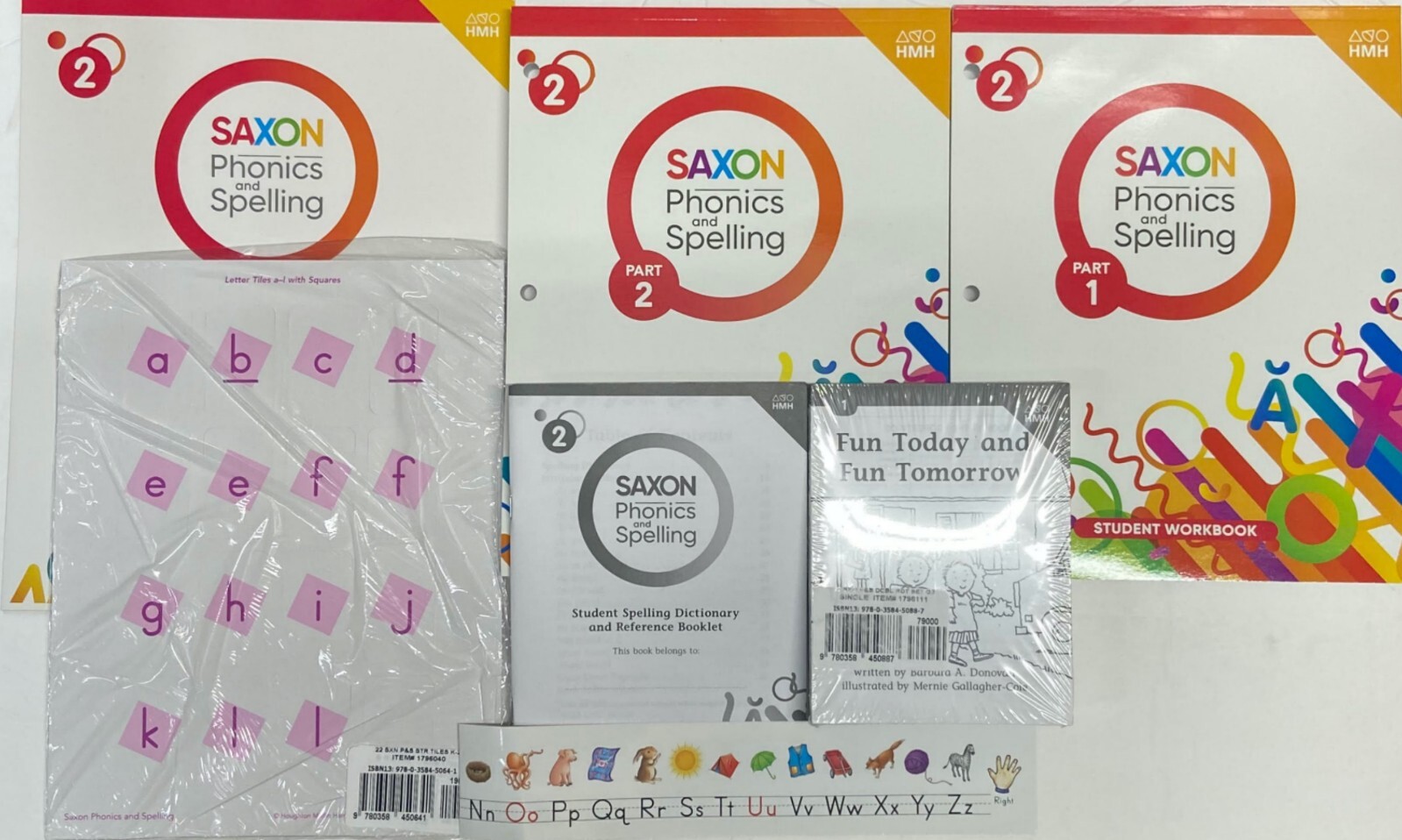 2nd Grade 2 Saxon Phonics Spelling Student Set Workbooks Decodable Readers 2022