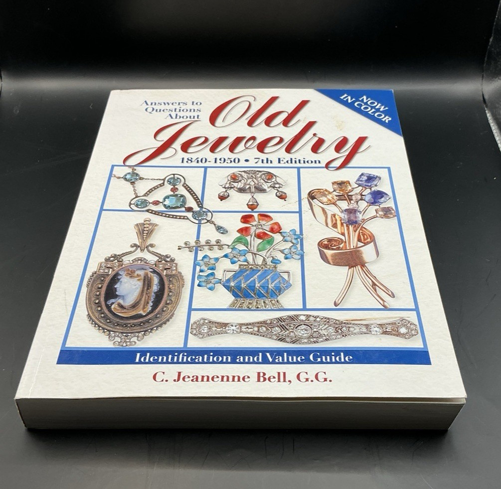 BOOK “ANSWERS TO QUESTIONS ABOUT OLD JEWELRY-1840-1950”