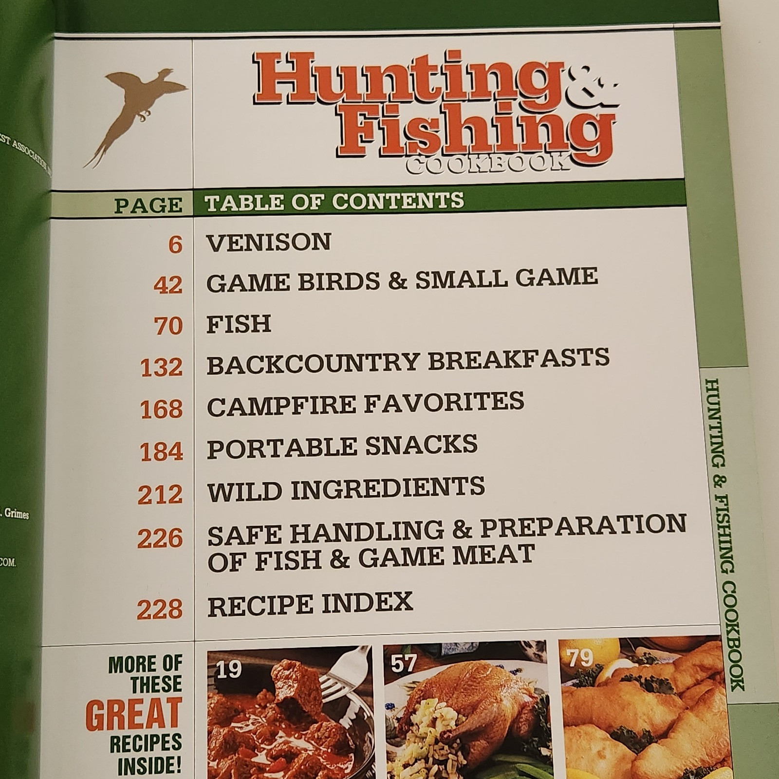 Taste Of Home Hunting And Fishing Cookbook Hardcover Color Readers Digest