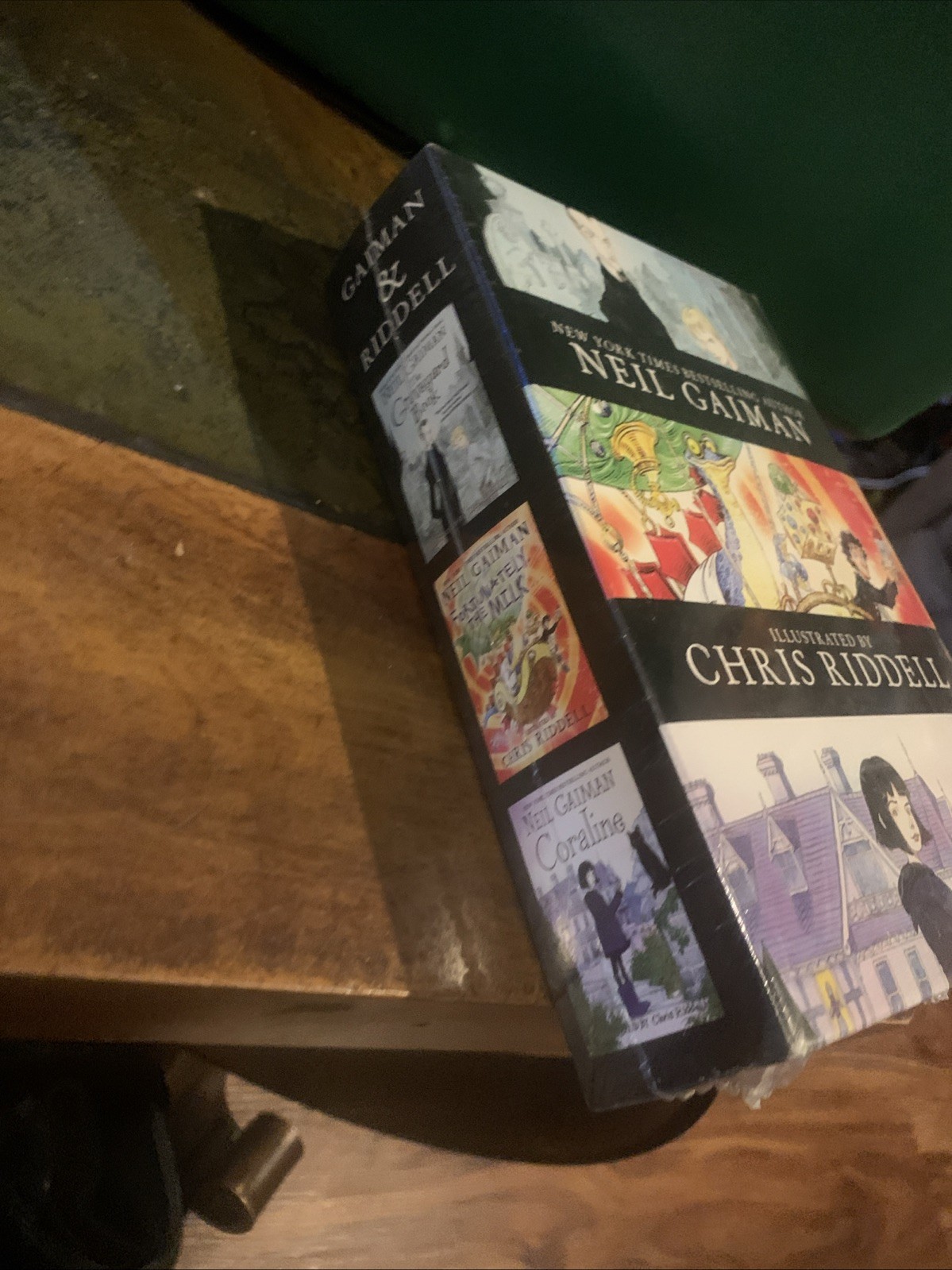 Neil Gaiman/Chris Riddell 3-Book Box Set: Coraline; The Graveyard Book; The Milk