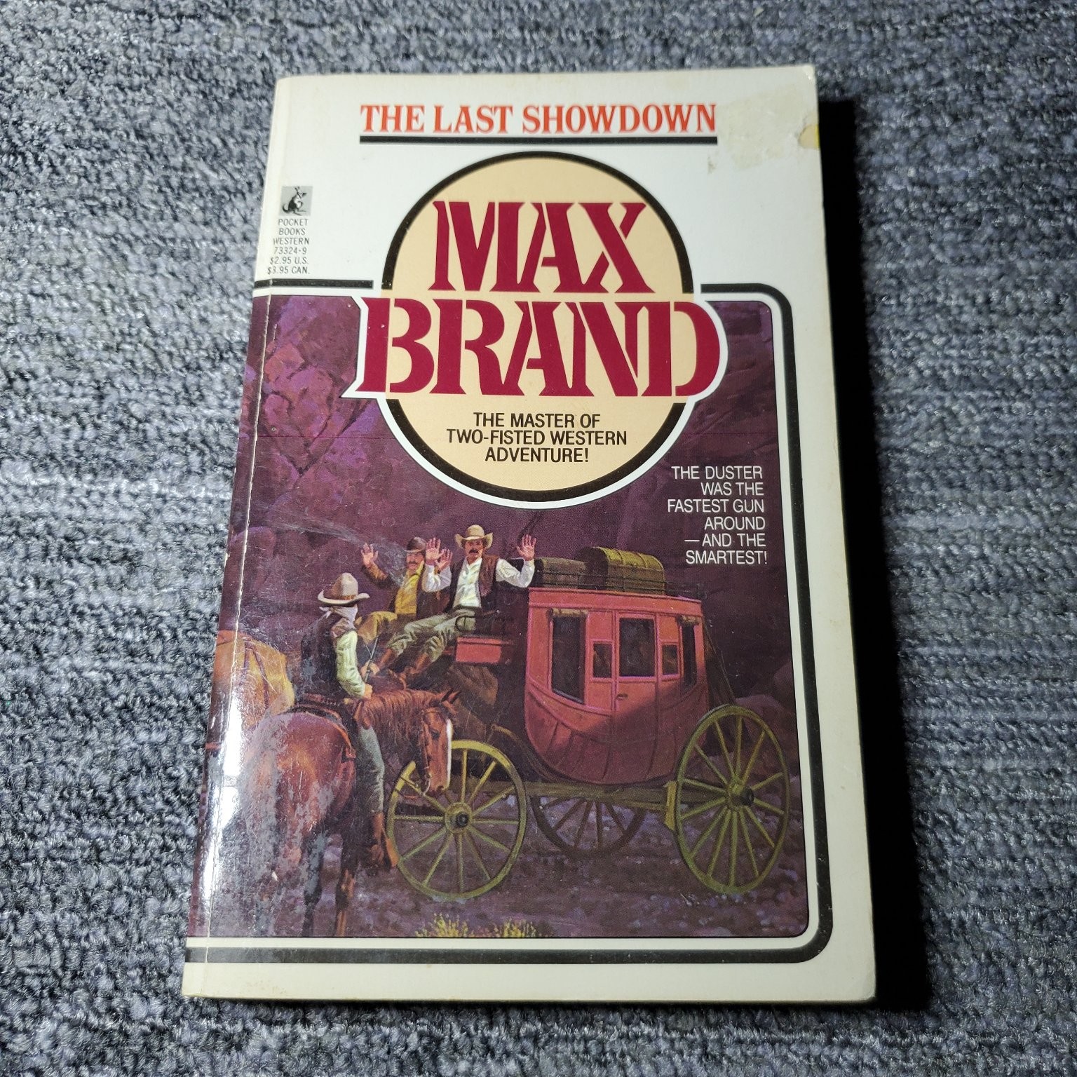 The Last Showdown Max Brand 1977 Western Adventure Paperback Book