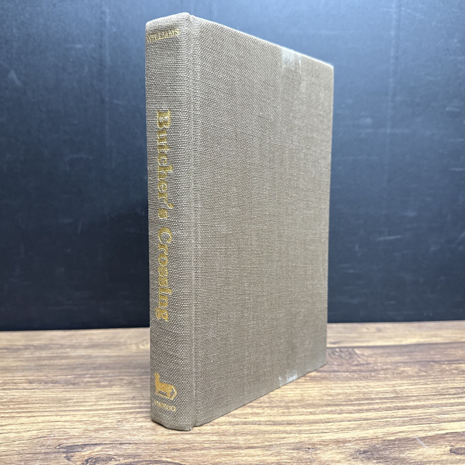 Butcher’s Crossing by John Williams ~ Gregg 1978 First Printing EX-LIB WATER DMG