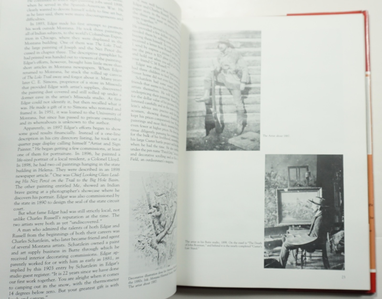 E. S. Paxson, Frontier Artist 1984 Bio Western Art Indians 1800s HCDJ