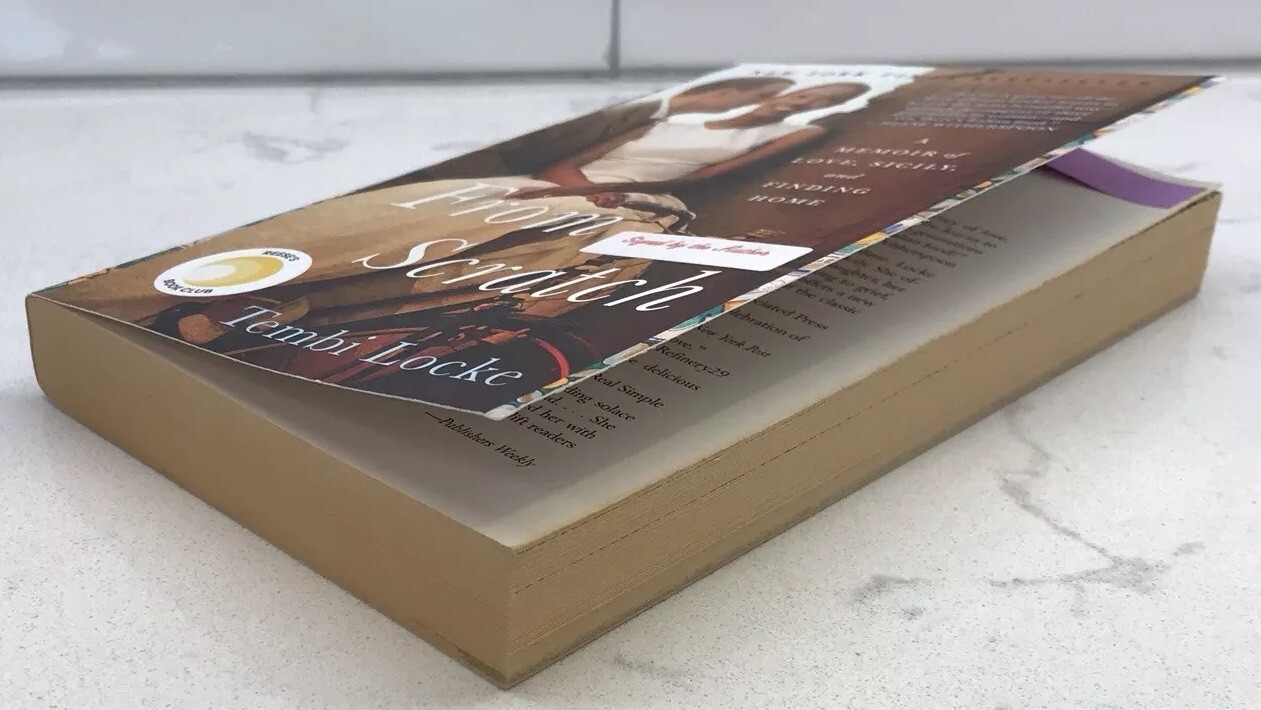From Scratch by Tembi Locke Memoir of Love, Sicily, & Finding Home SIGNED PB
