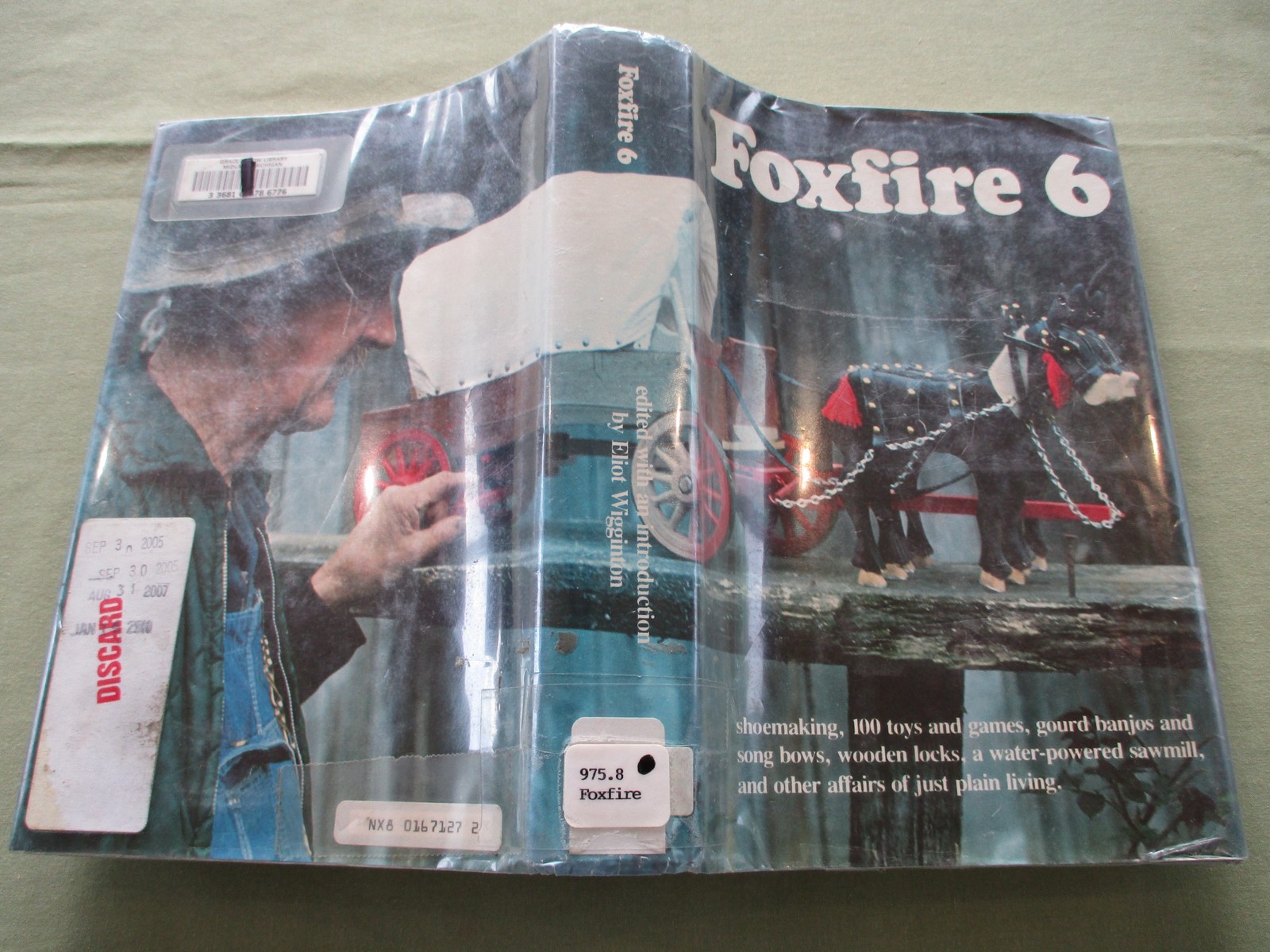 FOXFIRE 6 Hardcover Dust jacket 1980 ELIOT WIGGINTON First Edition Plain Living