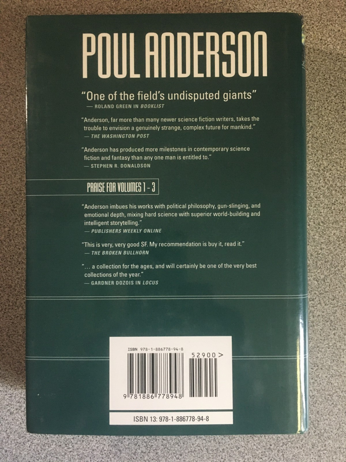 Complete Set: The Short Fiction of Poul Anderson Volumes 1-7, NESFA Press