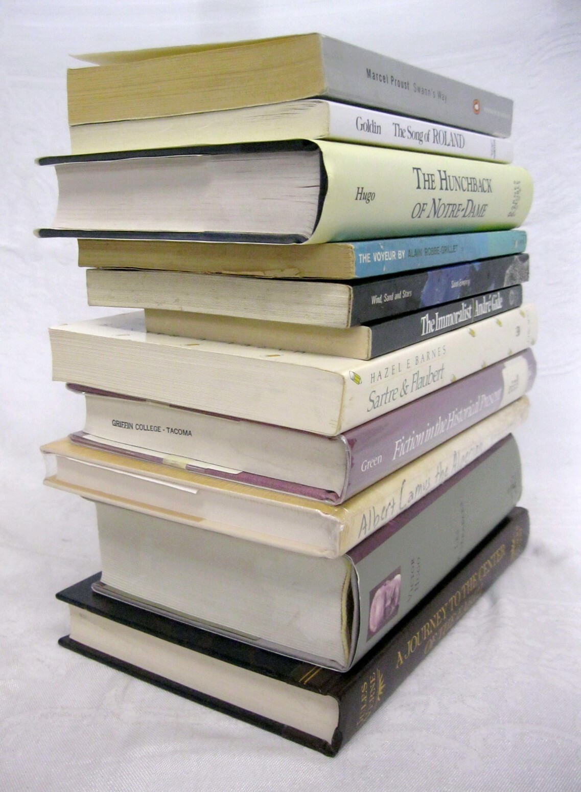 French Literature 11 Books Proust Victor Hugo Jules Verne Roland Andre Gide