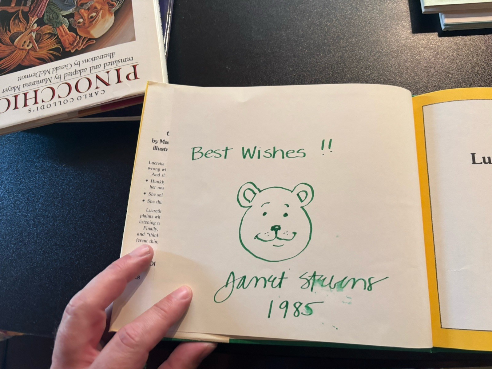 SIGNED! Lucretia the Unbearable By Sharmat and Janet Stevens. 1st ed. VG/VG+