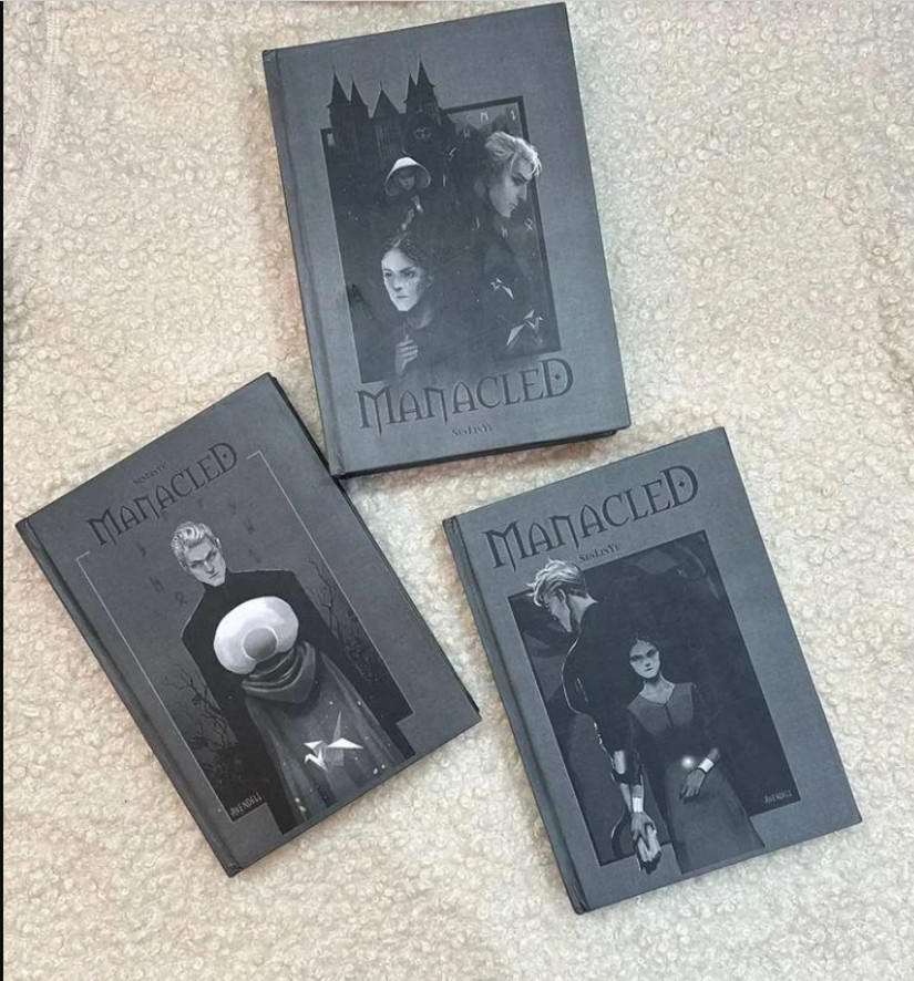 Manacled Book – Deluxe 3-Volume Edition with Illustrations – Complete Series. Ex