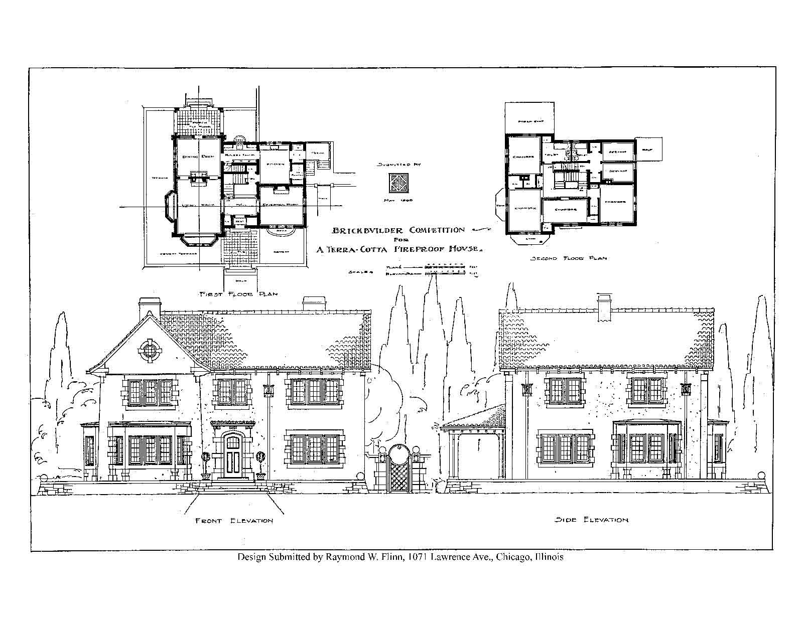 House Design Competitions, Book 2 Drawings – Natco- A Book of House Designs 1910