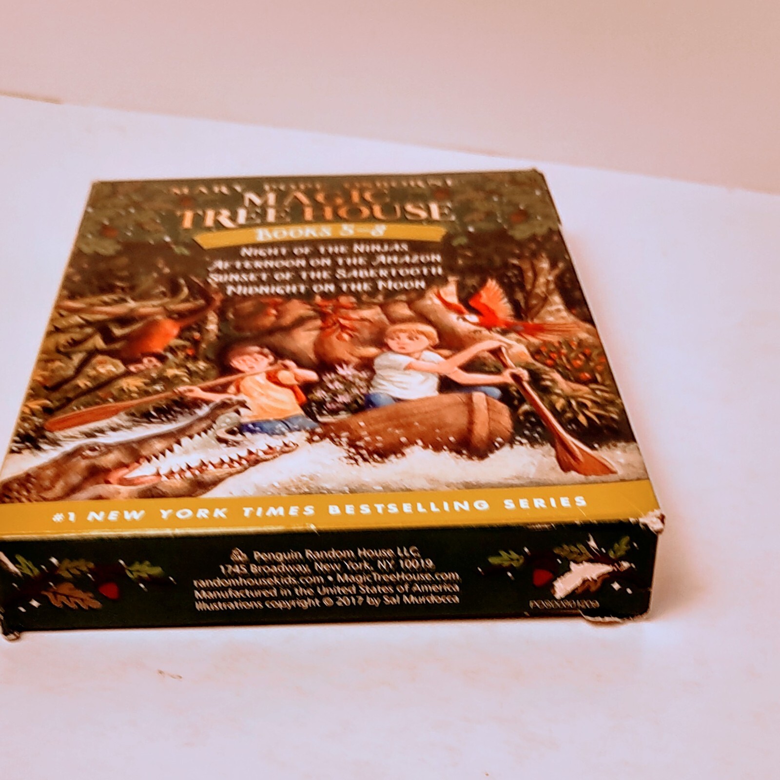 Mary Pope Osborne Magic Tree House Books 5-8 Boxed Set Fantasy Magic Action