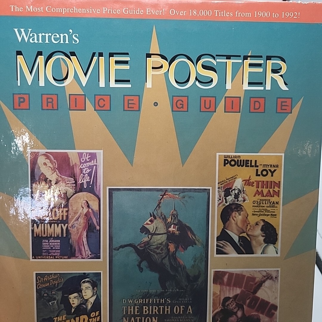 Warren’s Movie Poster Price Guide, 1993 Edition – Hardcover
