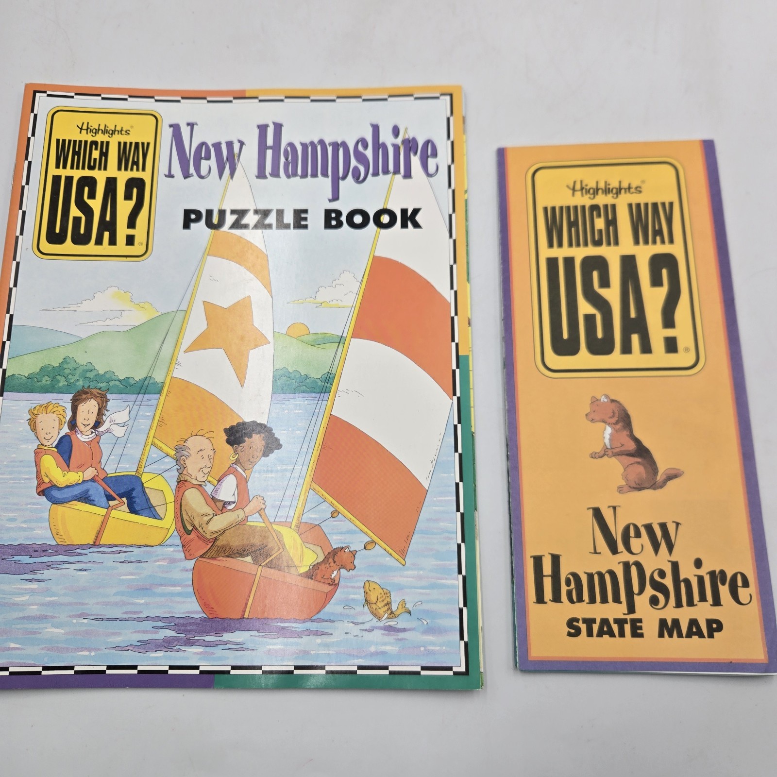 NEW Highlights Which Way USA? State New Hampshire includes Map Homeschool