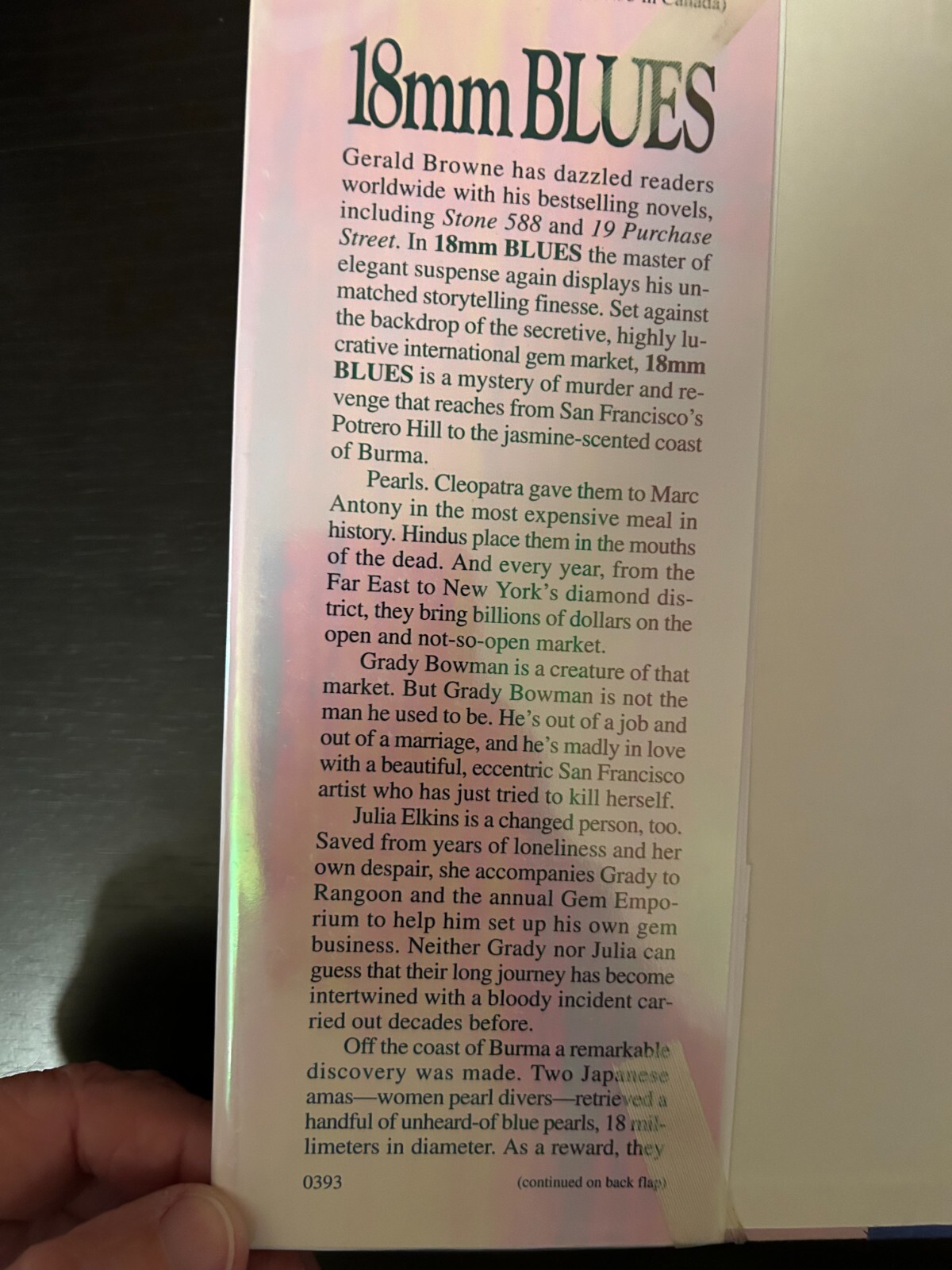 18mm.Blues – a novel by Gerald A. Browne
