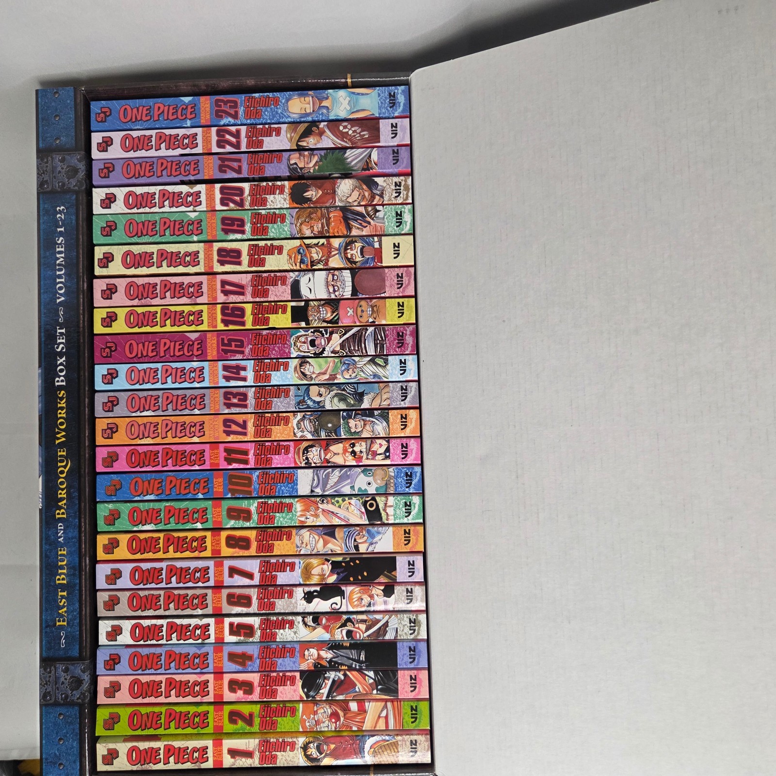Viz Media One Piece Box Set East Blue and Baroque Works Volumes 1-23