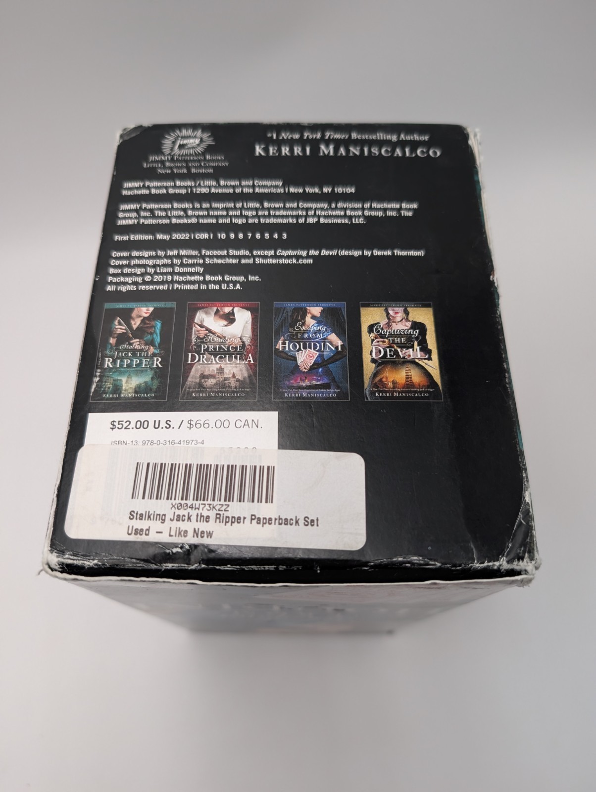 Kerri Maniscalco : Stalking Jack the Ripper Series (4 Vol. Paperback Set)