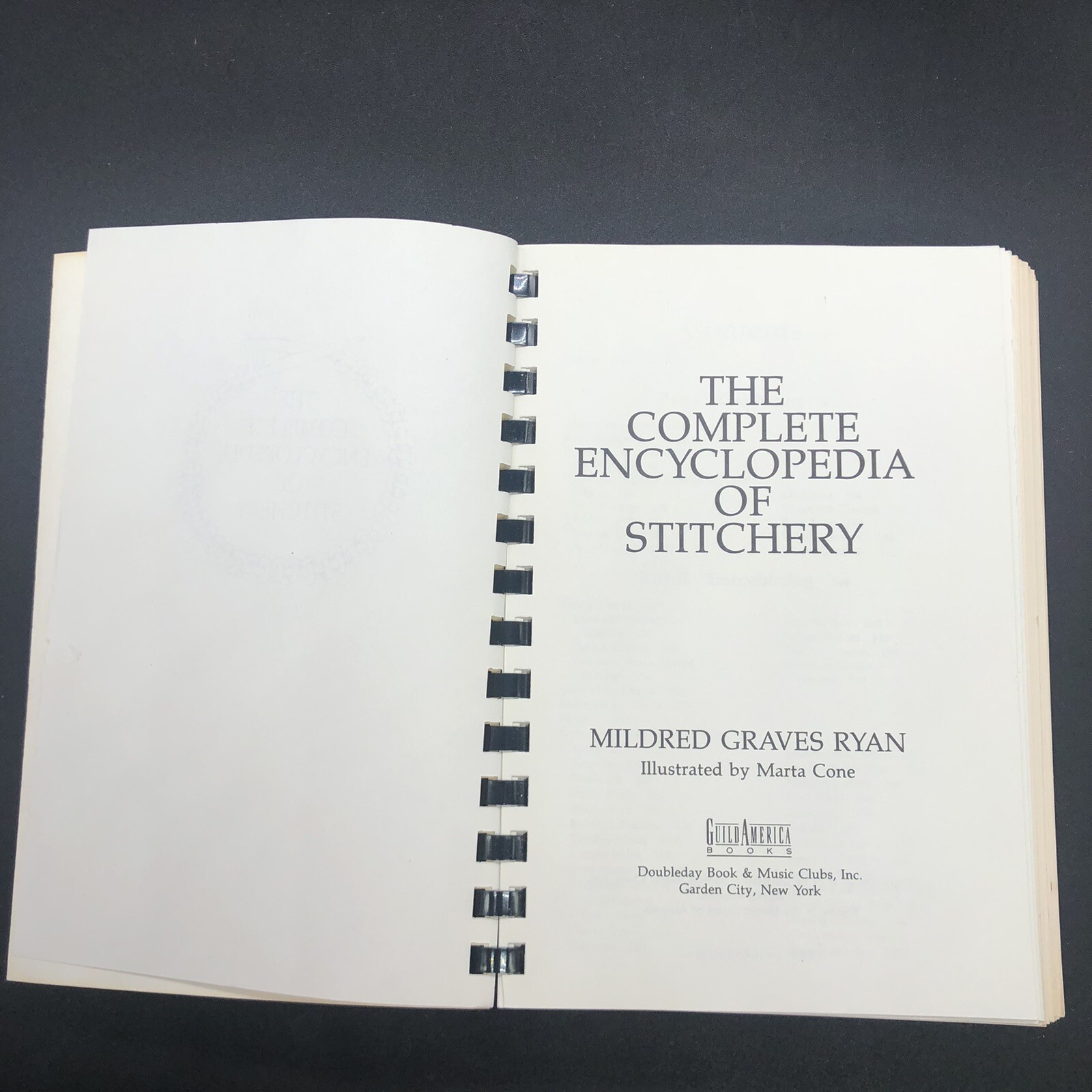 The Complete Encyclopedia of Stitchery Spiral Bound Mildred Graves Ryan 689 Page