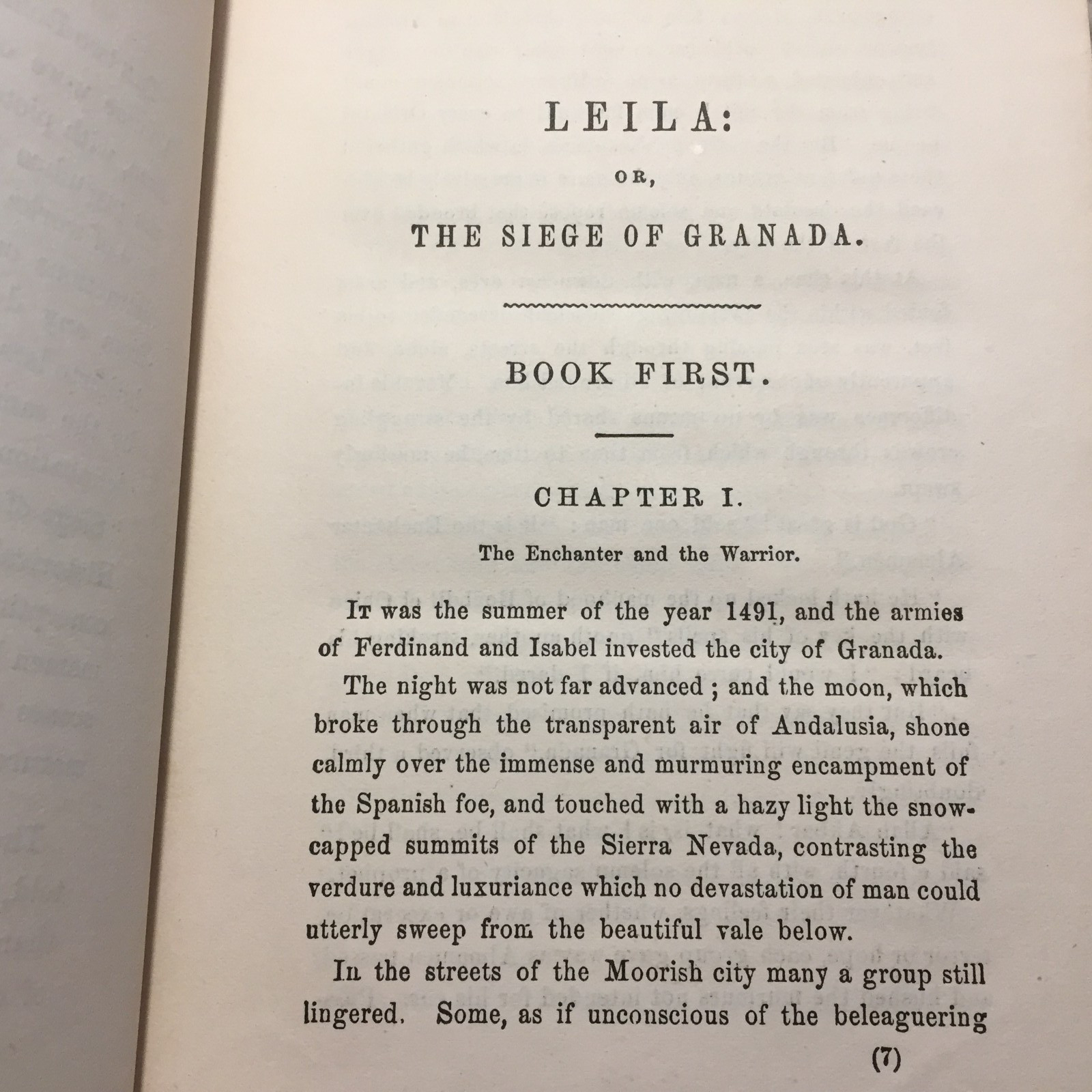 Leila Siege Of Granada Calderon Pilgrims Of The Rhine Edward Bulwer Lytton 1881