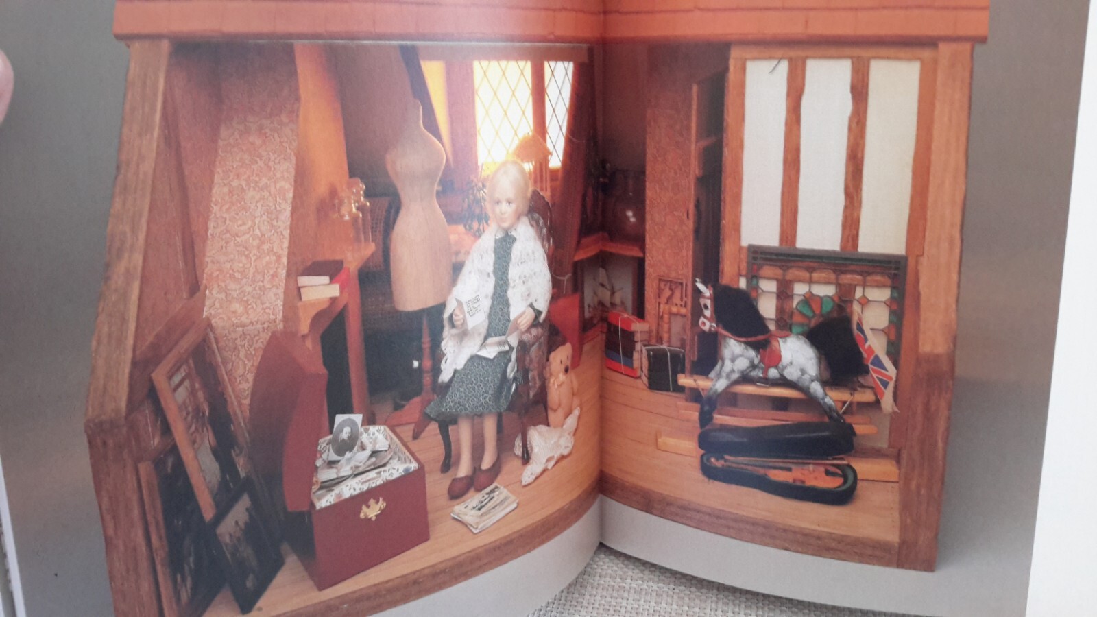 Vintage 1989 Making Miniatures In 1/12 Scale Hardcover By Dodge, Venus Pre-owned