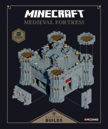 Minecraft: Exploded Builds: Medieval Fortress: An Official Mojang Book – GOOD