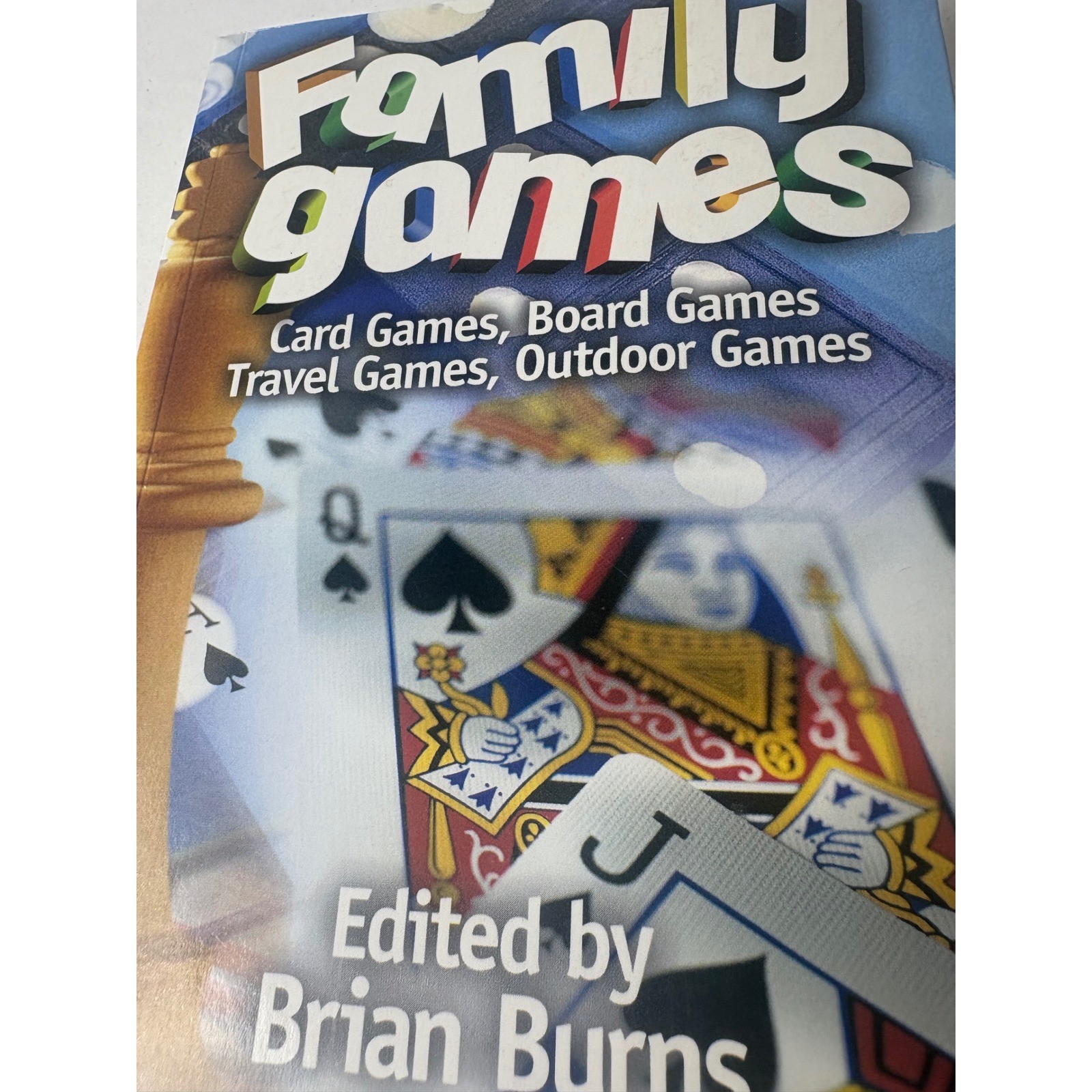 Family Games Card Board Travel Outdoor Games Paperback Book by Brian Burns