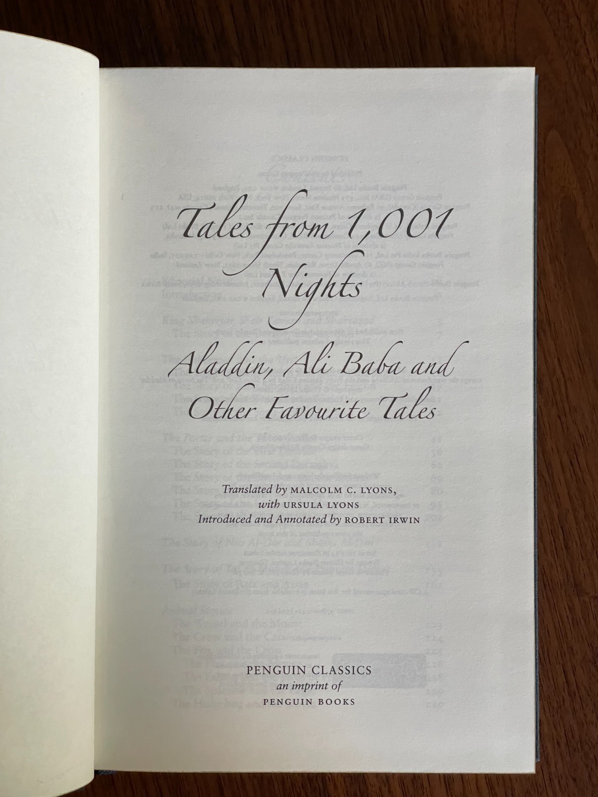RARE | Tales from a 1,001 Nights (Out of Print Penguin Clothbound, 1st Ed thus)