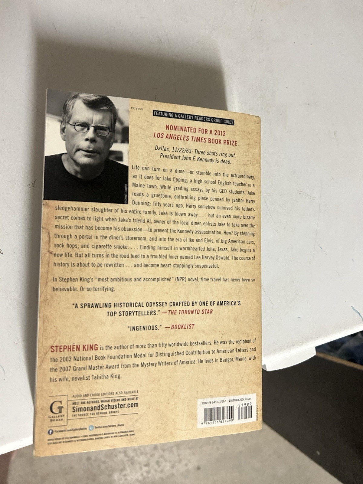 Stephen King – 11/22/63: A Novel- JFK Slain in Dallas