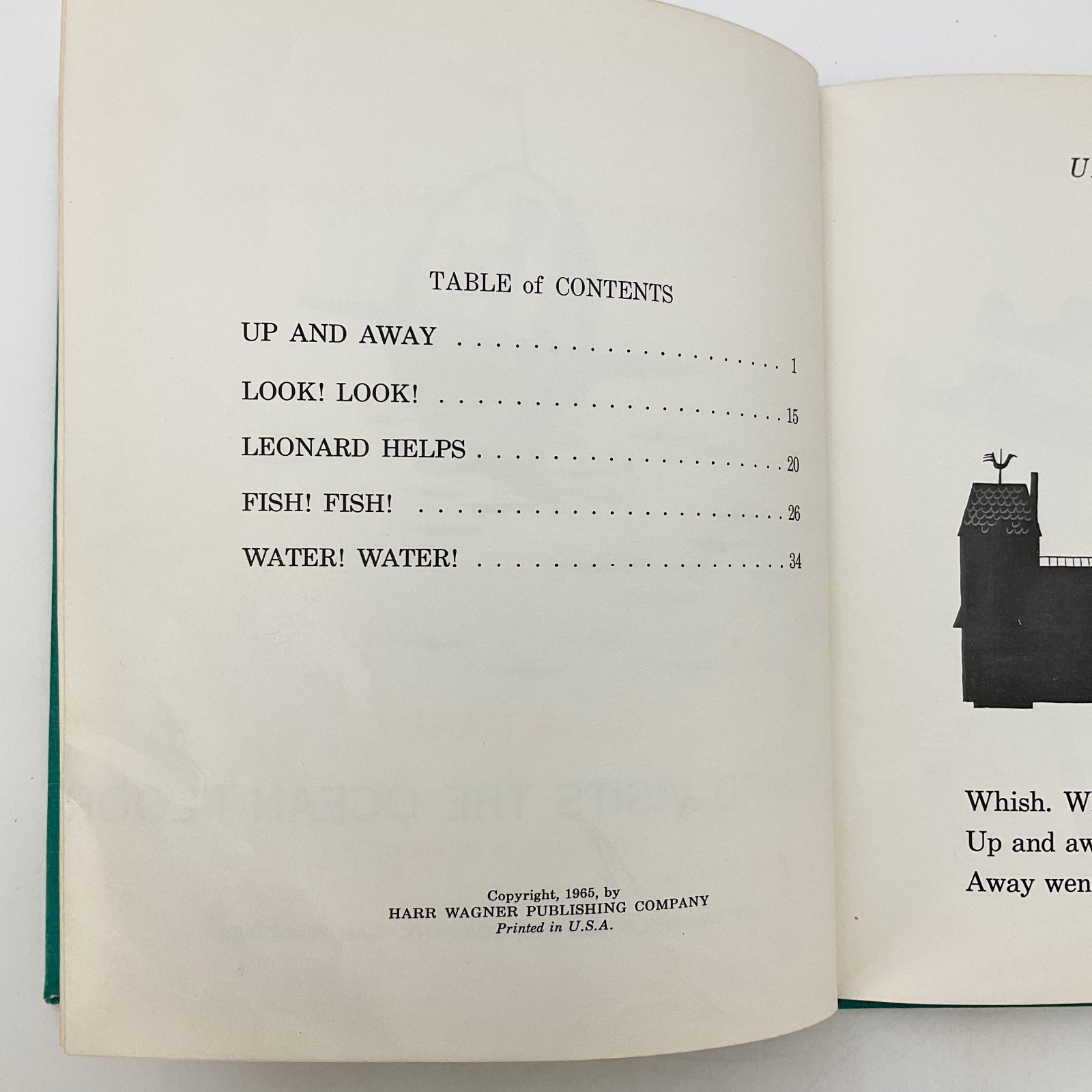 Leonard Visits the Ocean Floor Marine Life Hardcover Book Gene Darby 1965