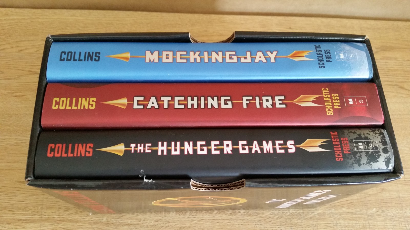 The Hunger Games Trilogy Box Set by Suzanne Collins – 1st Edition Hardcovers