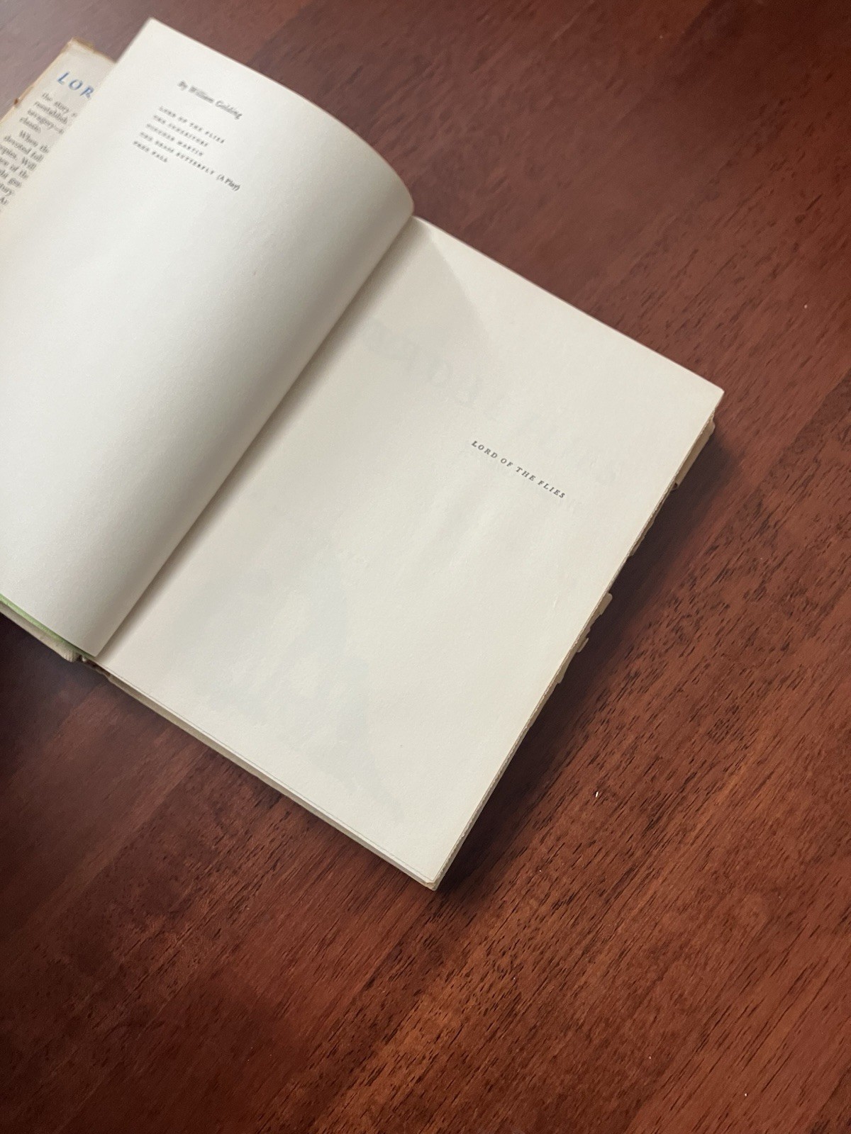 The Lord of the Flies The 1962 Edition HBDJ William Golding 1st 3rd Conrad