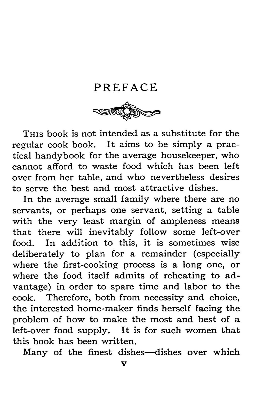1911 The Cook Book Of Left Overs 252 Pages