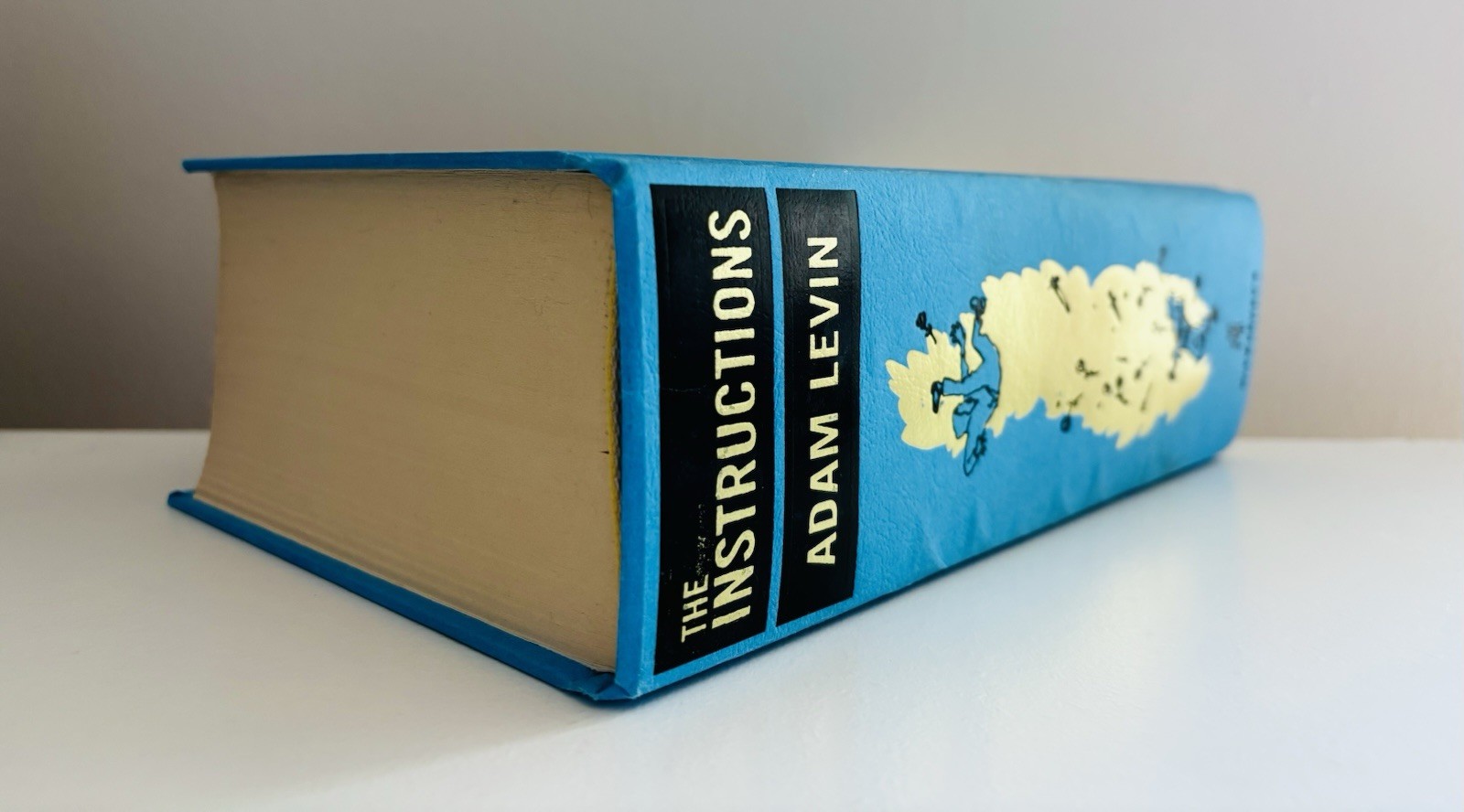 Adam Levin THE INSTRUCTIONS McSweeney’s 2010 Rare HTF Blue Gold Cover Very Good