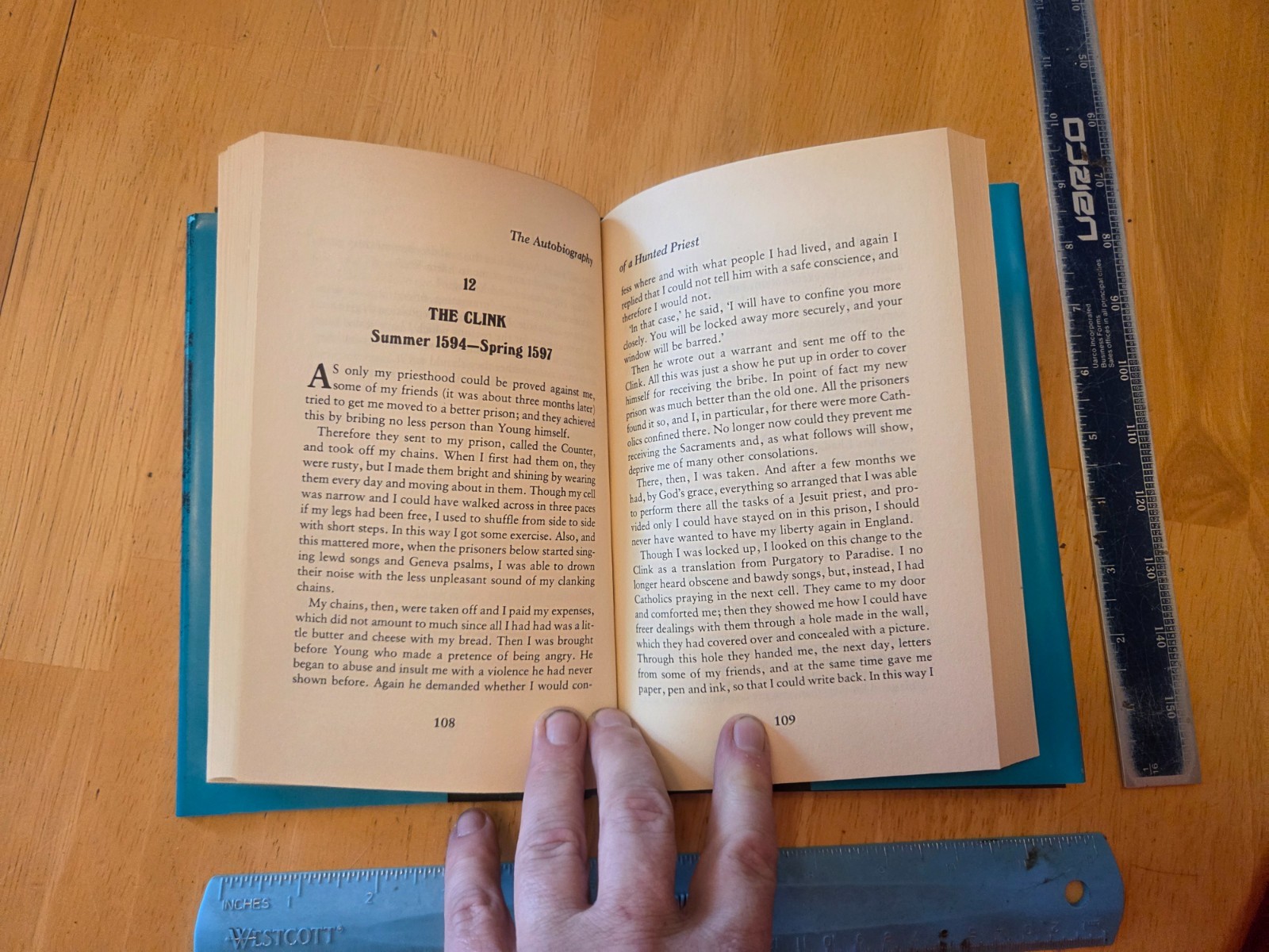 Autobiography of a Hunted Priest by John Gerard (1988, Hardcover)