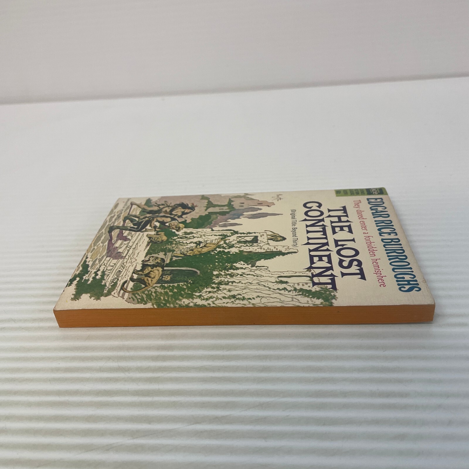 The Lost Continent Science Fiction Paperback Book by Edgar Rice Burroughs 1972
