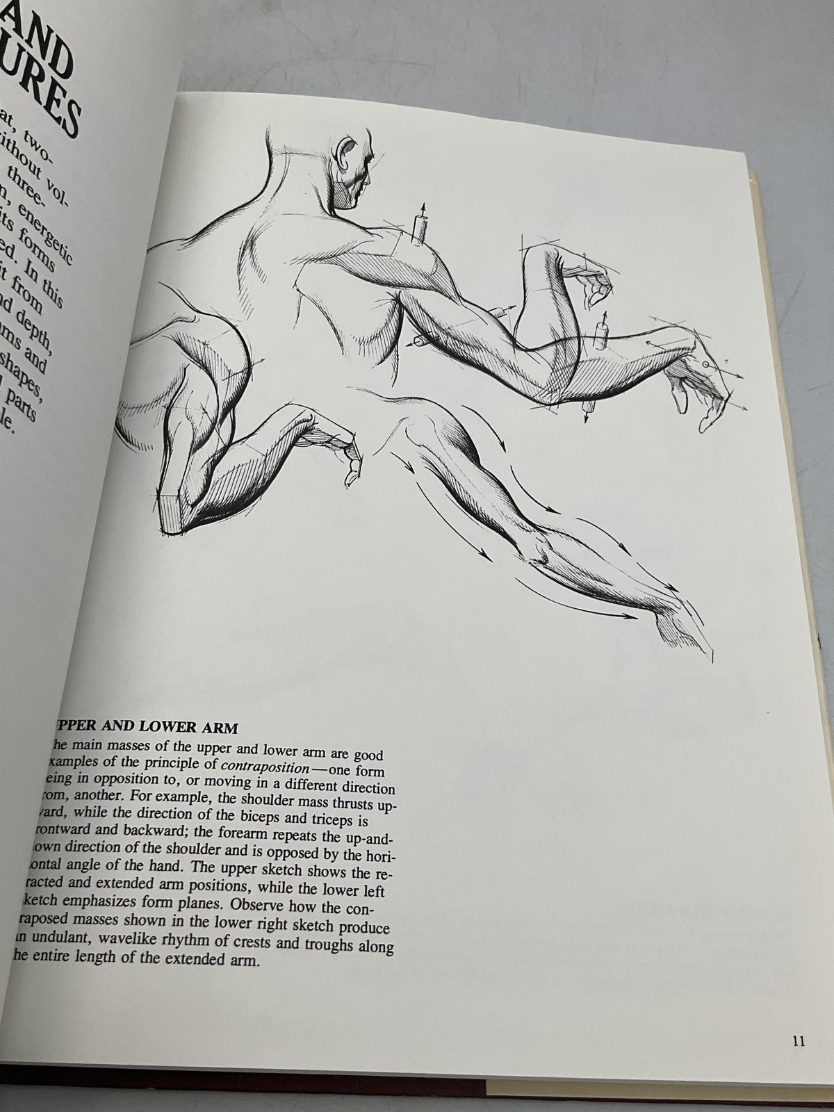 Vintage Drawing Dynamic Hands Burne Hogarth Hardcover Orange 1st 1977 DJ
