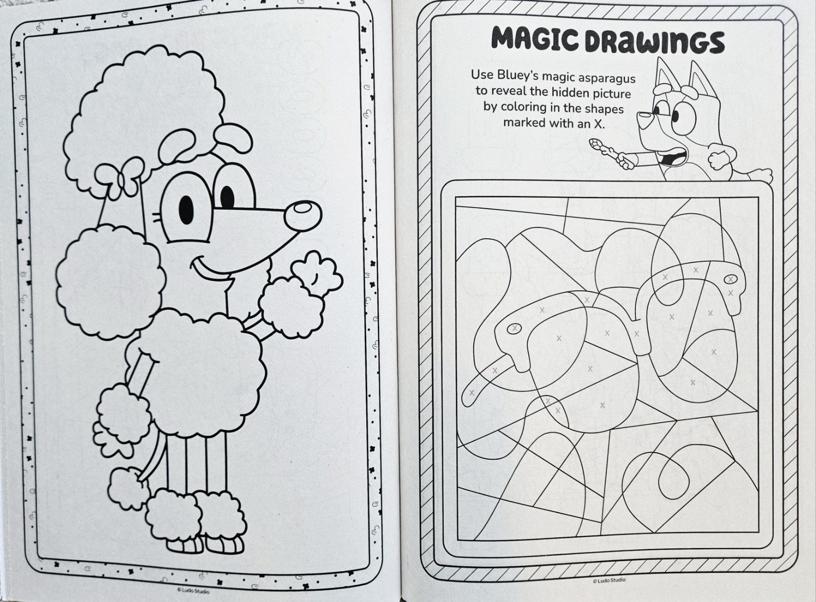 Bluey – Sticker by Number Activity Books & Jumbo Coloring Book Set Of 3 New!