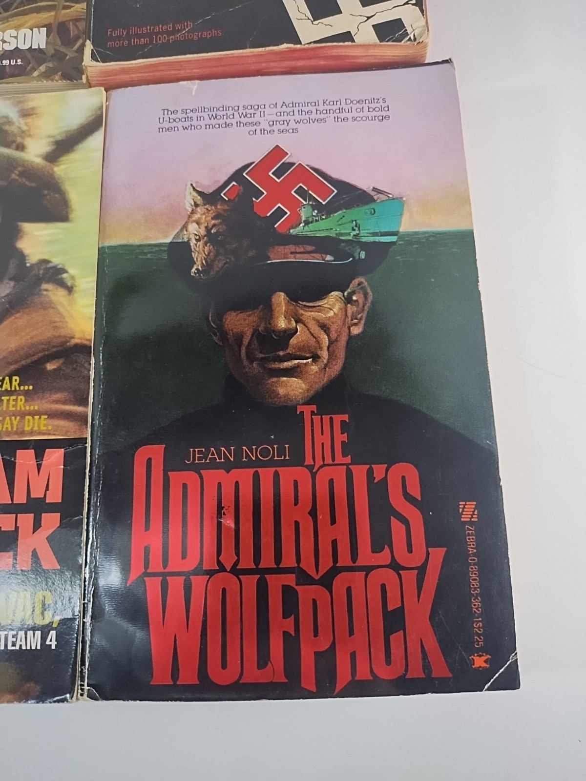 Vintage Military WWII & Vietnam War Paperback Book Lot of 8 Historical History