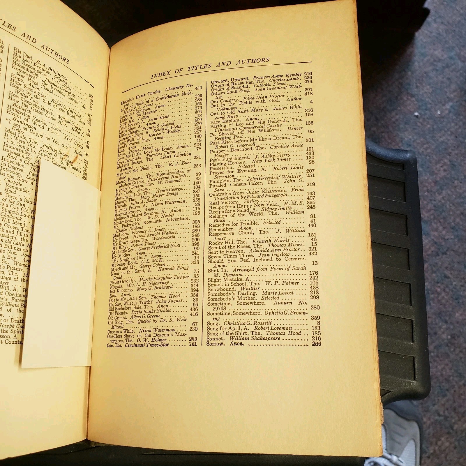 More Heart Throbs In Prose and Verse Volume II, Edited By Joe Mitchell Chapple
