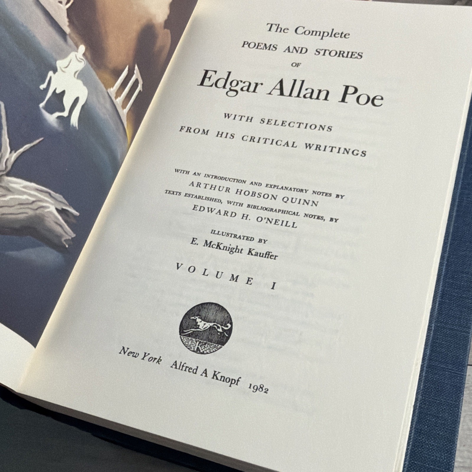 THE BORZOI POE Complete Poems and Stories Of Edgar Allan Poe 2 Vol Box Set 1982