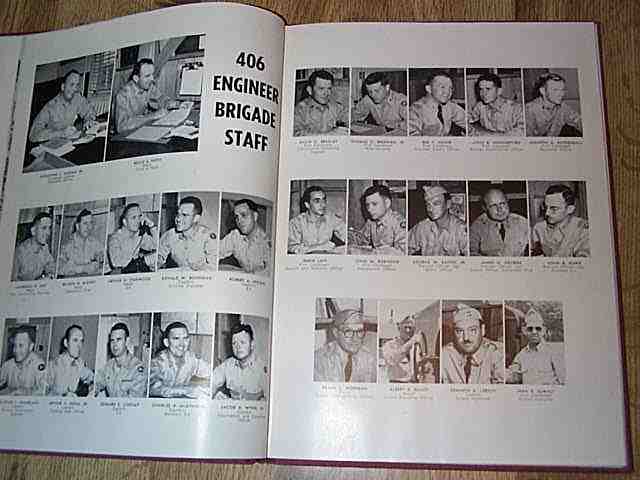 406th Engineer Brigade Yearbook – History Corps Of Engineers HB ILLUS c1950