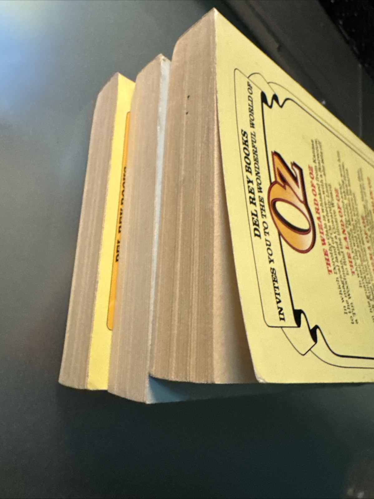 Oz ~ 3 Books by L Frank Baum. (1979, Paperback). First Ballantine Book