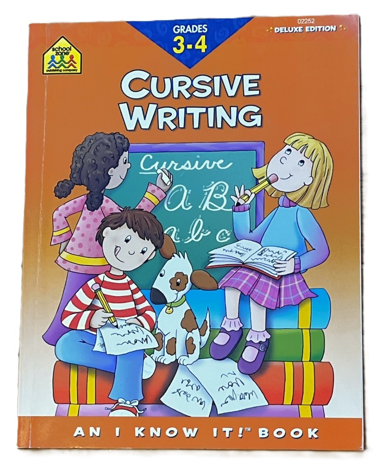 Lot of 3 Grades 3 & 4 English Math Writing Grammar Map Workbooks Activity Books