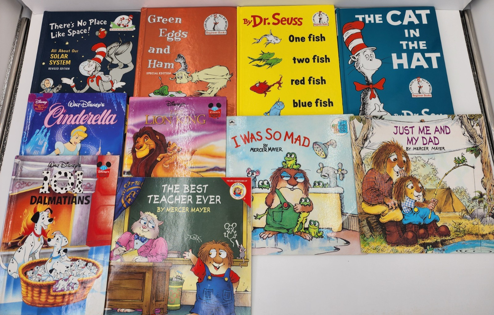 Lot of 10 Beginner Children’s Books HC PB Mix – Dr. Suess Little Critter Disney