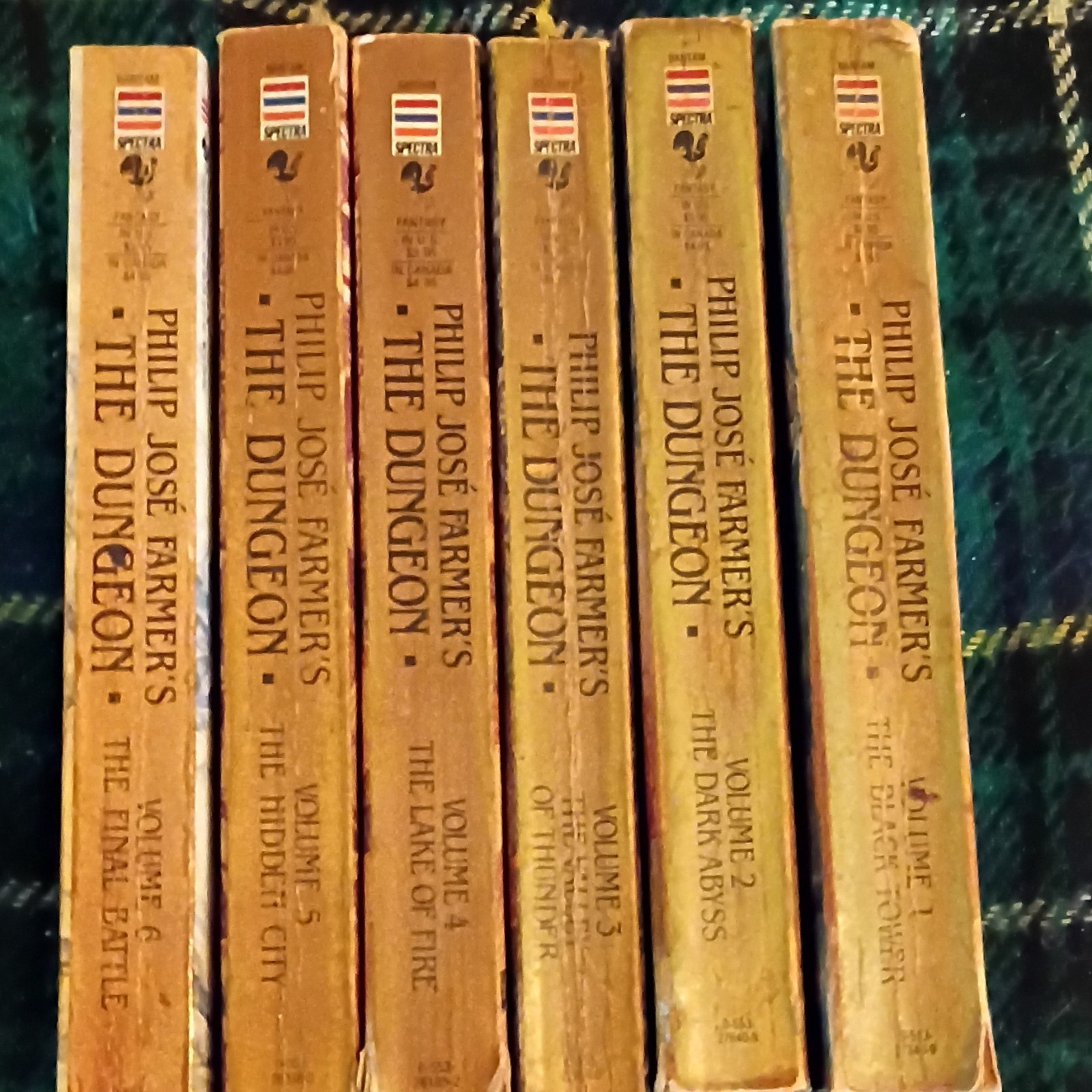 Philip José Farmer The Dungeon Series Paperback Set, Spectra Fantasy Fiction