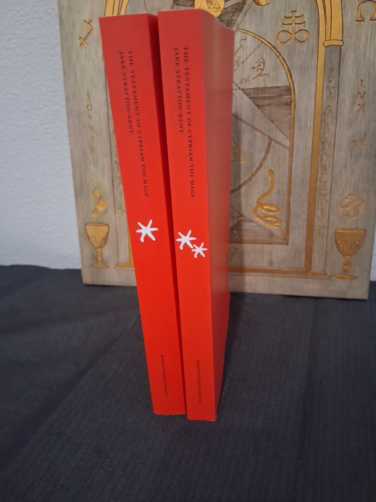 JAKE STRATTON-KENT THE TESTAMENT OF CYPRIAN THE MAGE scarlet imprint occult PB