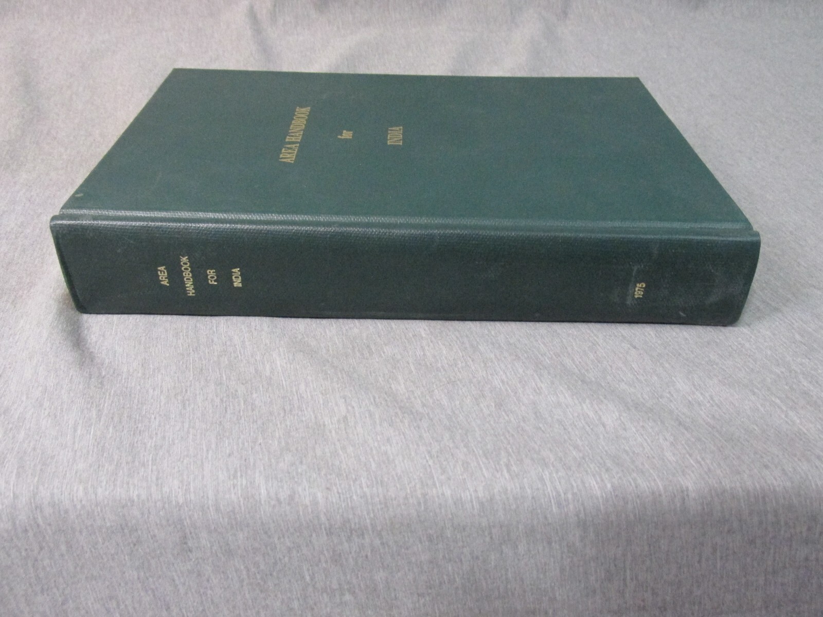 AREA HANDBOOK FOR INDIA 1975 DA PAM 550-21 Hardback