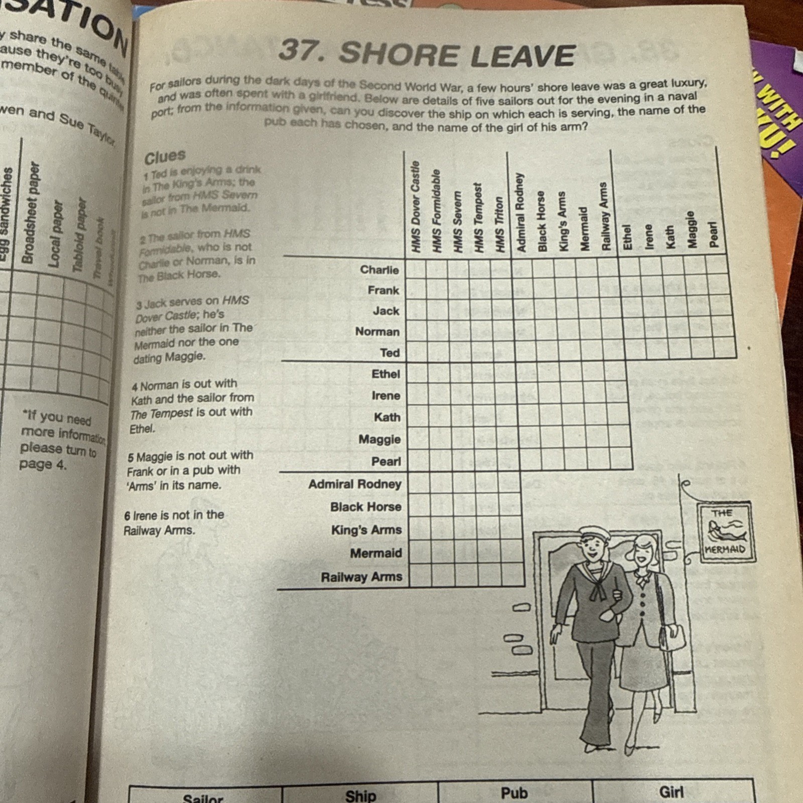 3-Dell Penny Press Original Logic Problems Grid Puzzles Collectors England Best