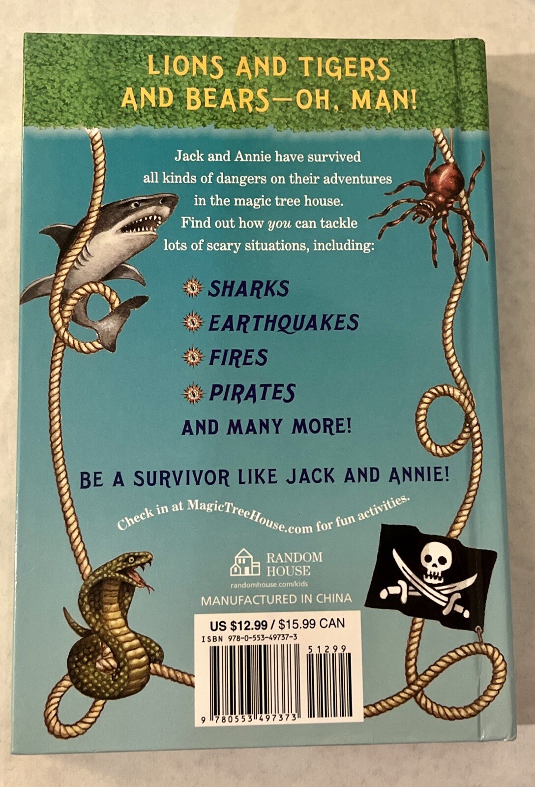 Magic Tree House Survival Guide by Natalie Pope Boyce Hardcover