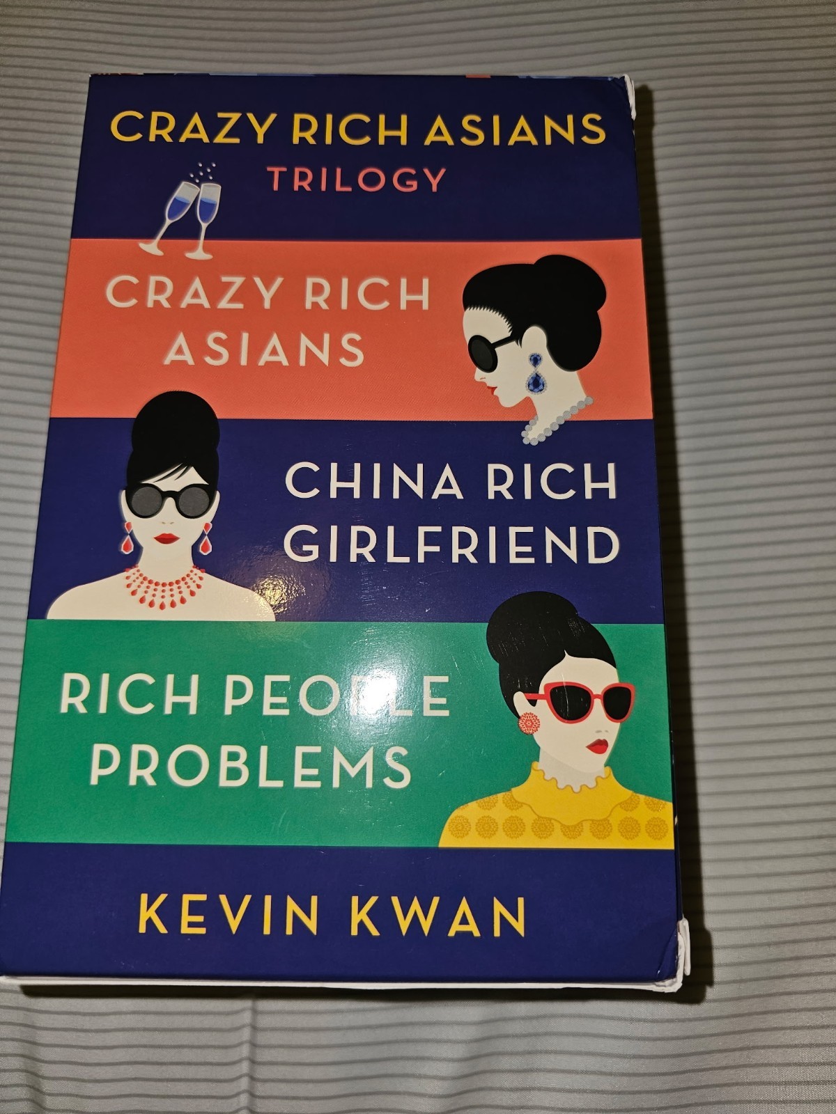 Crazy Rich Asians Trilogy Box Set Kevin Kwan Trade Paperback Like New 3 Books